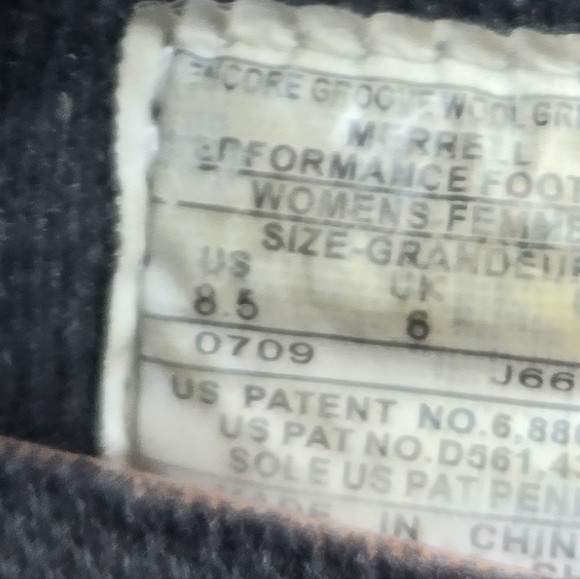 Merrell Air Cushion Clogs, Navy Blue. 8.5M - Picture 12 of 12